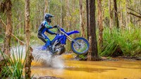 Selain mesinnya yang lebih bertenaga, motor WR250F juga mendapatkan desain sasis baru yang menggunakan sasis aluminium bilateral beam ringan.  Foto: Dok. Yamaha