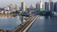Kemenkes Singapura menyebut dari keseluruhan infeksi yang ditemukan, 2.258 di antaranya berasal dari penularan di dalam negeri, sementara 10 kasus lainnya merupakan kasus impor. Getty Images/Ore Huiying.
