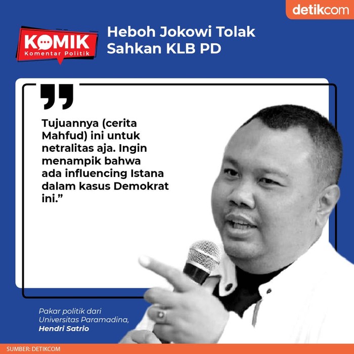 Heboh Jokowi Tolak Sahkan KLB PD (Tim Infografis detikcom) Heboh Jokowi Tolak Sahkan KLB PD (Tim Infografis detikcom)