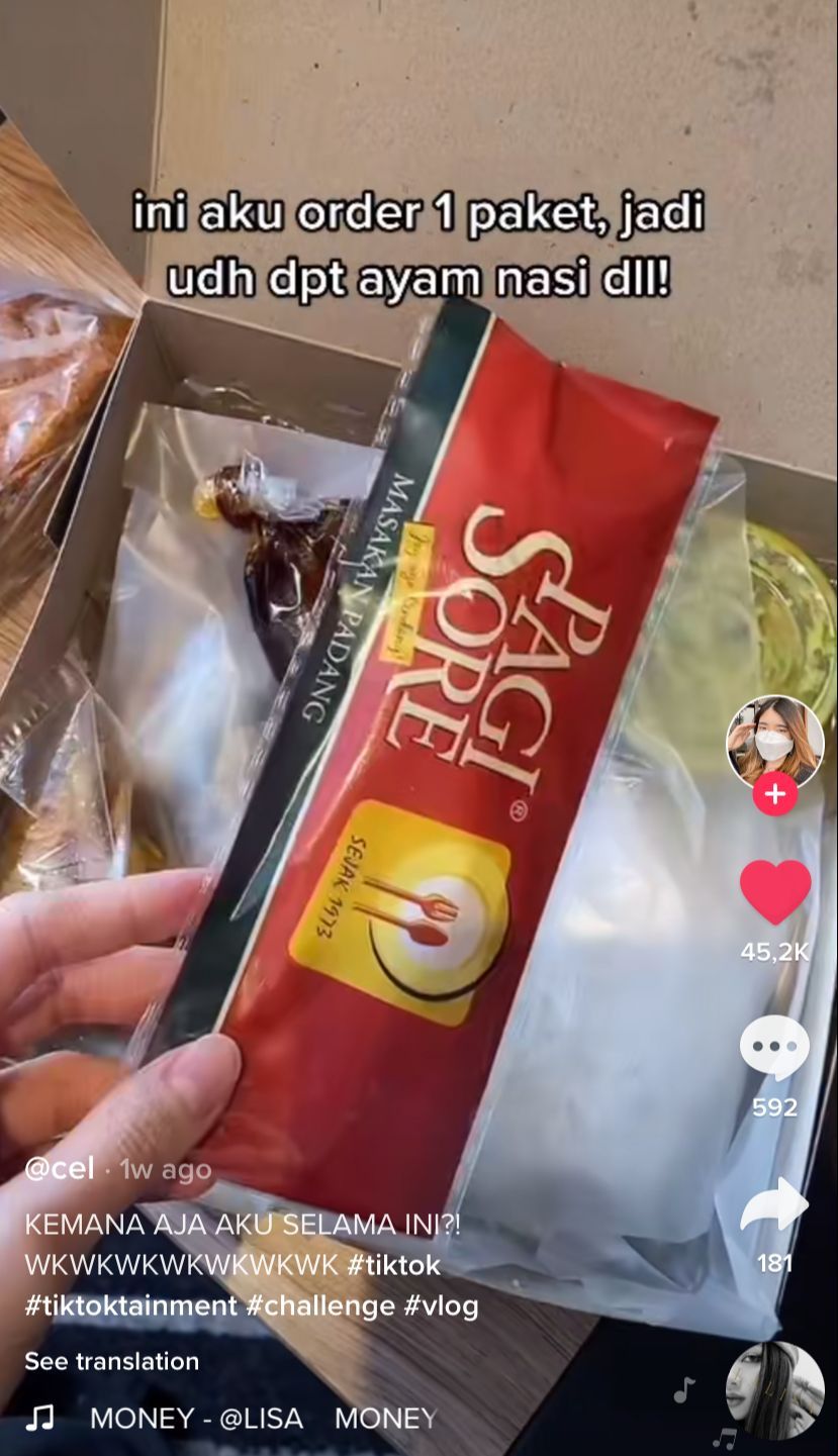 Netizen Ini Makan Nasi Padang Pertama Kali di Umur 19 Tahun, Apa Komentarnya?