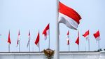 Potret Bendera Setengah Tiang di Istana Negara-Kantor Pemerintah Bandung
