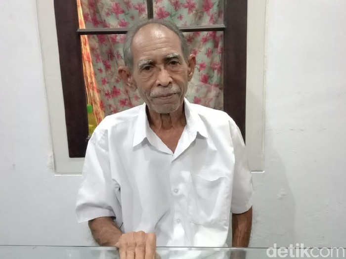 Usman Amirodin (82) saksi kekejaman PKI dan pembantaian di Kedung Kopi, Pucangsawit, Solo, Kamis (30/9/2021).