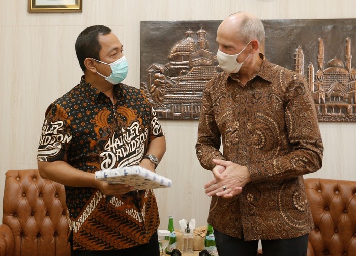 Walkot Semarang Bertemu Dubes Belanda, Bahas Penurunan Muka Tanah