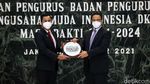 Anies Baswedan Hadiri Pelantikan Pengurus HIPMI Jaya