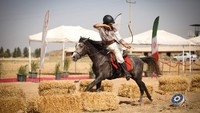 Atlet Panahan Berkuda Indonesia, Muhammad Yahya Ayyas berlaga pada Kategori Qabaq atau Turkish Style The 2nd Silk Road Cup & 16th World Horseback Archery Championship di Tehran, Iran, 18-21 September 2021.   