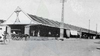 Pasar Tanah Abang tempo dulu yang dibangun pada tahun 1913. Facebook/Aseanri Murad  