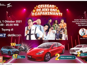 Apresiasi Nasabah, BNI Gelar Undian Berhadiah Mobil Tesla