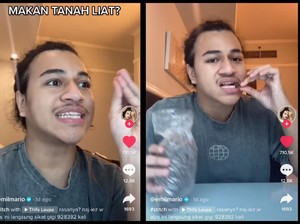 Cicipi Olahan Tanah Liat Khas Tuban, Begini Komentar Seleb TikTok Emil Mario