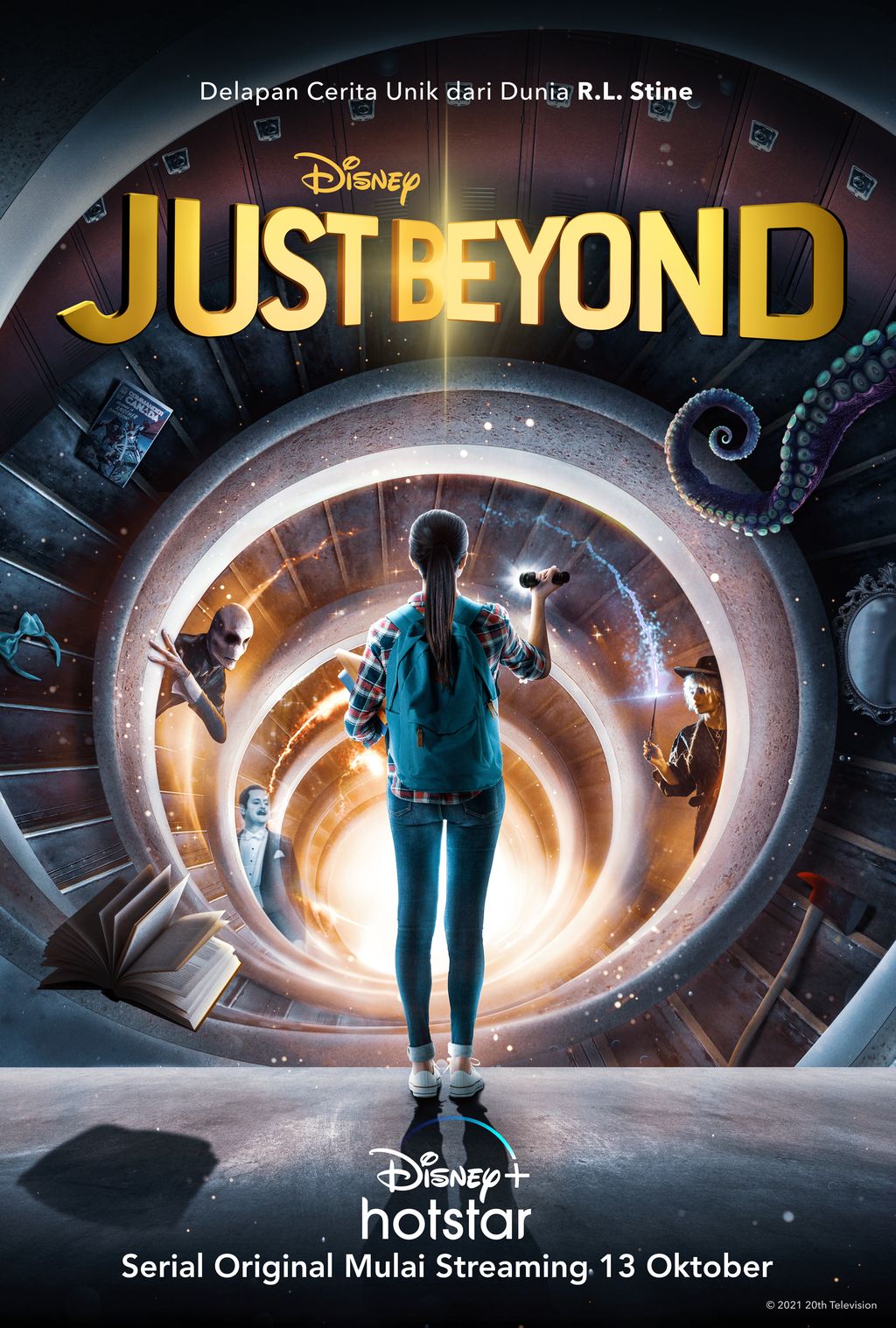 Just Beyond bisa disaksikan secara streaming di Disney+ Hotstar mulai 13 Oktober 2021.