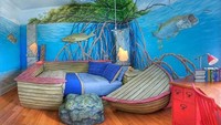 Tema lautan ini memberikan kesan sejuk dan tenang. Foto: Dok. Brightside