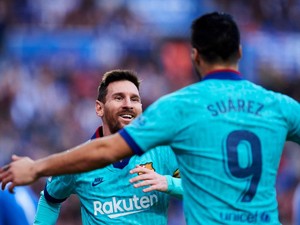 Luis Suarez Kenang Pedihnya Dipisahkan dengan Lionel Messi