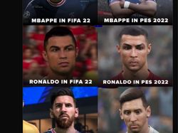 Parah! Messi dan Ronaldo Wajahnya Semrawut di eFootball 2022