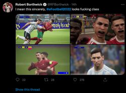 Parah! Messi dan Ronaldo Wajahnya Semrawut di eFootball 2022