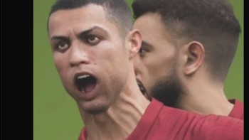 Tampilan gambarnya memang tak selalu separah ini sepanjang permainan, tapi ini sangat buruk. Foto: Screenshot Twitter