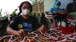 Mengenal Sulam Lidah Pengantin di Lampung