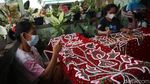 Mengenal Sulam Lidah Pengantin di Lampung