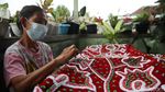 Mengenal Sulam Lidah Pengantin di Lampung