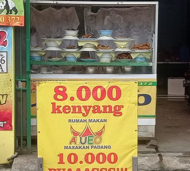 Bawa Duit Rp 10.000 Bisa Kenyang Makan Nasi Padang di 5 Tempat Ini