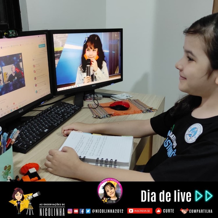 Nicolinha Nicolinha astronom termuda di dunia berusia 8 tahun.