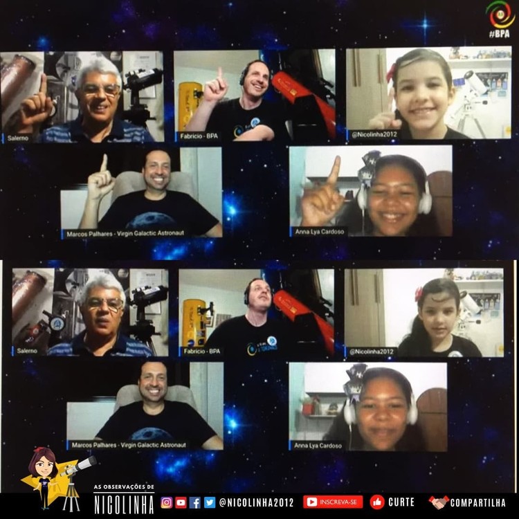 Nicolinha Nicolinha astronom termuda di dunia berusia 8 tahun.