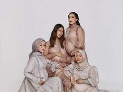 8 Foto Nagita Slavina Hingga Lesti Kejora Pemotretan Bareng, Bumil Adu Cantik