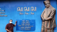 Patung-patung itu tak hanya ada di sekitar halaman, tapi juga di bagian dalam museum.