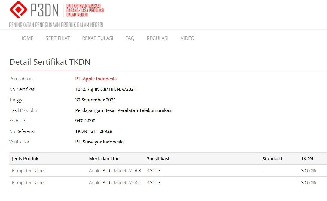 TKDN iPhone 13