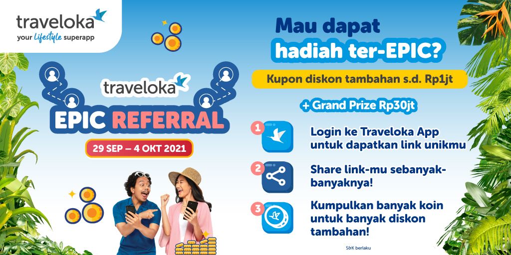 Traveloka Kasih Diskon Harga Teman