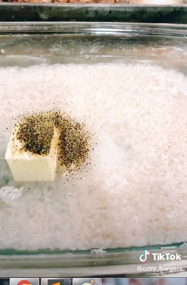 Bule masak nasi dipanggang, bukan diaron