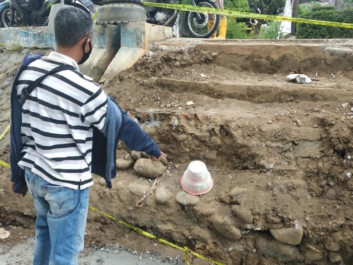 Jasad janin bayi ditemukan tertutup ember di Purworejo, Sabtu (2/10/2021).