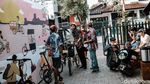 Komunitas Bike To Work Gowes Bareng untuk Peringati Hari Batik