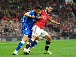 MU Vs Everton: Martial Bawa Setan Merah Unggul 1-0