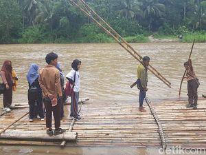 Pelajar di Polman Bertaruh Nyawa Demi Sekolah, Bupati Janjikan Ini