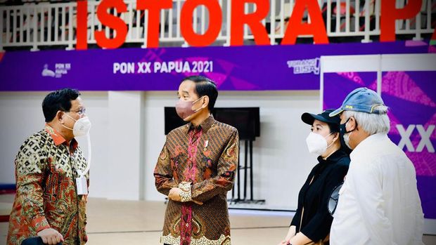 Presiden Jokowi Resmikan Tujuh Arena PON XX Papua (Laily Rachef/Biro Pers Sekretariat Presiden RI)