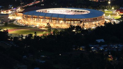 Suasana Stadion Lukas Enembe Jelang Pembukaan PON Papua