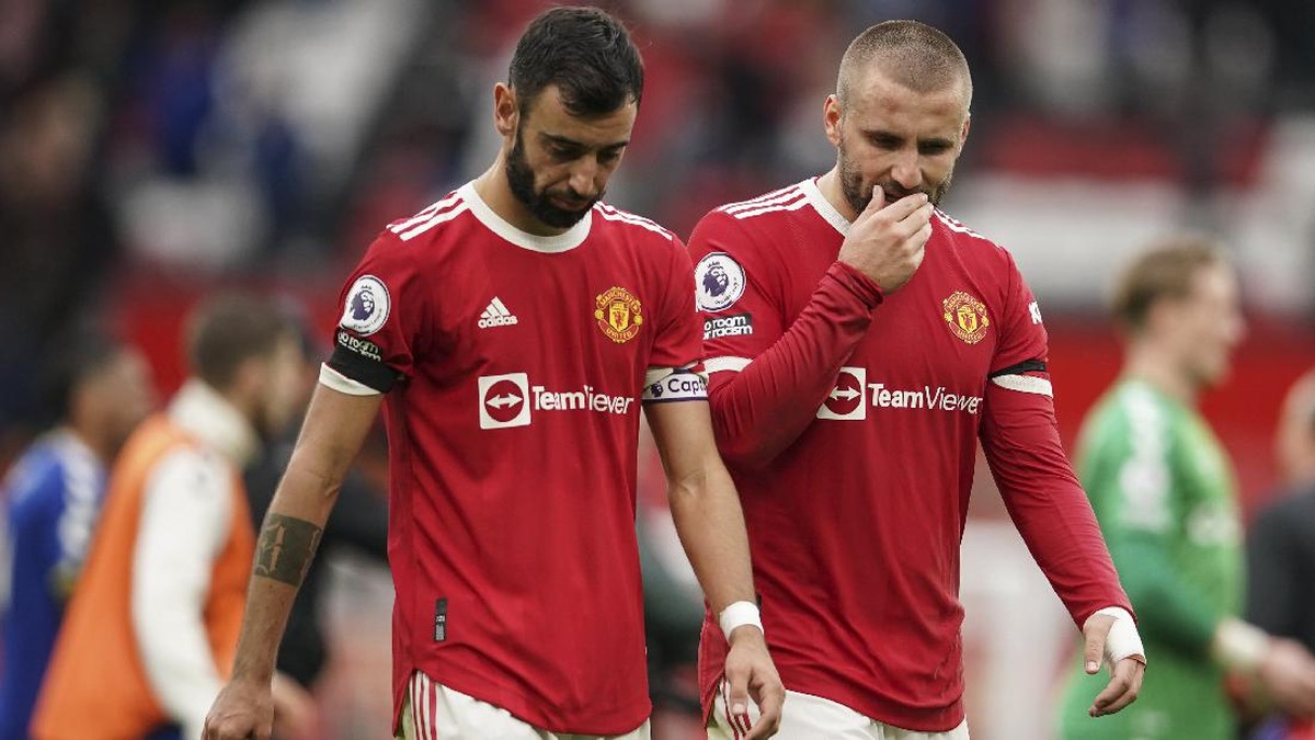 Manchester United gagal menang di dua pertandingan terakhir. (Foto: AP/Dave Thompson)