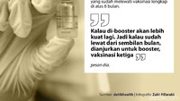 Di Indonesia, booster vaksin COVID-19 belum tersedia untuk umum. Booster baru diberikan pada kelompok yang dianggap paling rentan, yakni tenaga kesehatan.