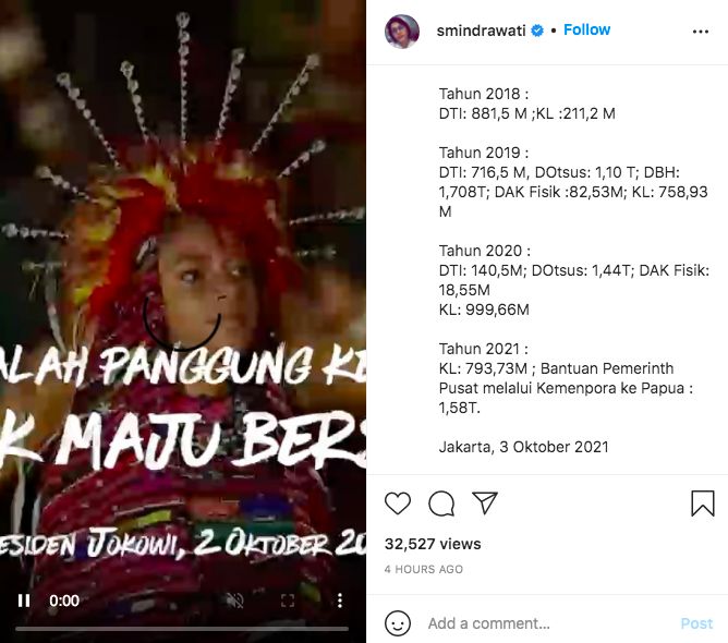 Instagram @smindrawati