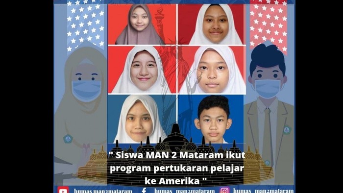 6 siswa MAN 2 Mataram raih beasiswa ke Amerika Serikat