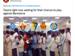 Deretan Meme Payahnya Barcelona Dilibas Atletico Madrid
