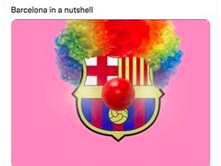 Deretan Meme Payahnya Barcelona Dilibas Atletico Madrid