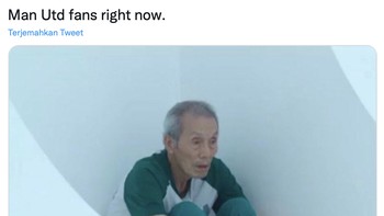 Mungkin perasaan fans MU saat ini. Foto: Internet