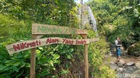 Wisata air terjun pengantin ini berada di Desa Piji, Kecamatan Dawe, Kudus, Jawa Tengah. Air terjun itu adalah salah satu wisata alam menarik di Kota Kretek. (Dian Utoro Aji/detikTravel)