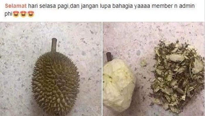 Tak Biasa! Begini Cara 4 Orang Ini Mengupas Buah Durian