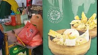 Raja Dim Sum yang berlokasi di Cilandak, Jakarta Selatan ini menawarkan aneka dim sum menggunakan gerobak sederhana. Terdapat varian jamur, udang, ayam. Harganya Rp 3.000-an per pcs. Foto: Google Review/Krisnanto Ardy