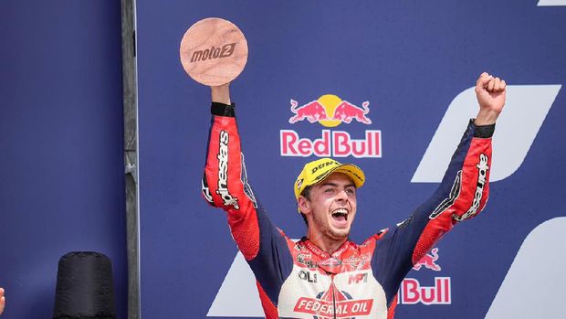Fabio Di Giannantonio Hasil Tim Indonesia di Moto2 AS; Fabio Di Giannantonio meraih podium kedua