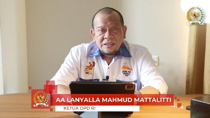 Ketua DPD RI AA LaNyalla Mahmud Mattalitti
