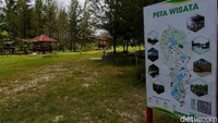 Ada juga kebun bunga, rumah kayu, dermaga untuk tempat berselfie ria dan spot-spot menarik lainnya. Ada juga beberapa hewan-hewan yang bisa dijumpai dengan konsep mini zoo bagi pengunjung.
