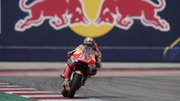 Kemenangan di MotoGP AS 2021 semakin mengukuhkan status Marquez sebagai raja di sana. Rider asal Spanyol itu total sudah menjadi juara tujuh kali di tahun 2013, 2014, 2015, 2016, 2017, 2018, dan 2021 (AP/Eric Gay)