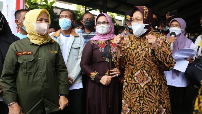 Mensos Risma saat kunjungan kerja di Gorontalo